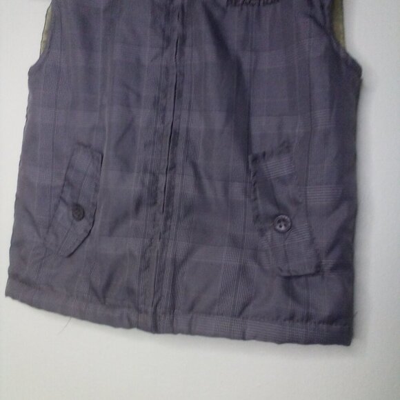 Kenneth Cole Reaction Puffer Vest Boys 3T Toddler Sleeveless Zip Pocket Brown - Picture 8 of 12